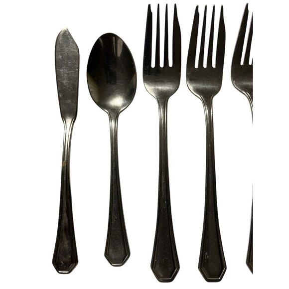 Set of 5 CASINO Wallace 18/10 Glossy Stainless Flatware Silverware Indonesia - Picture 2 of 5